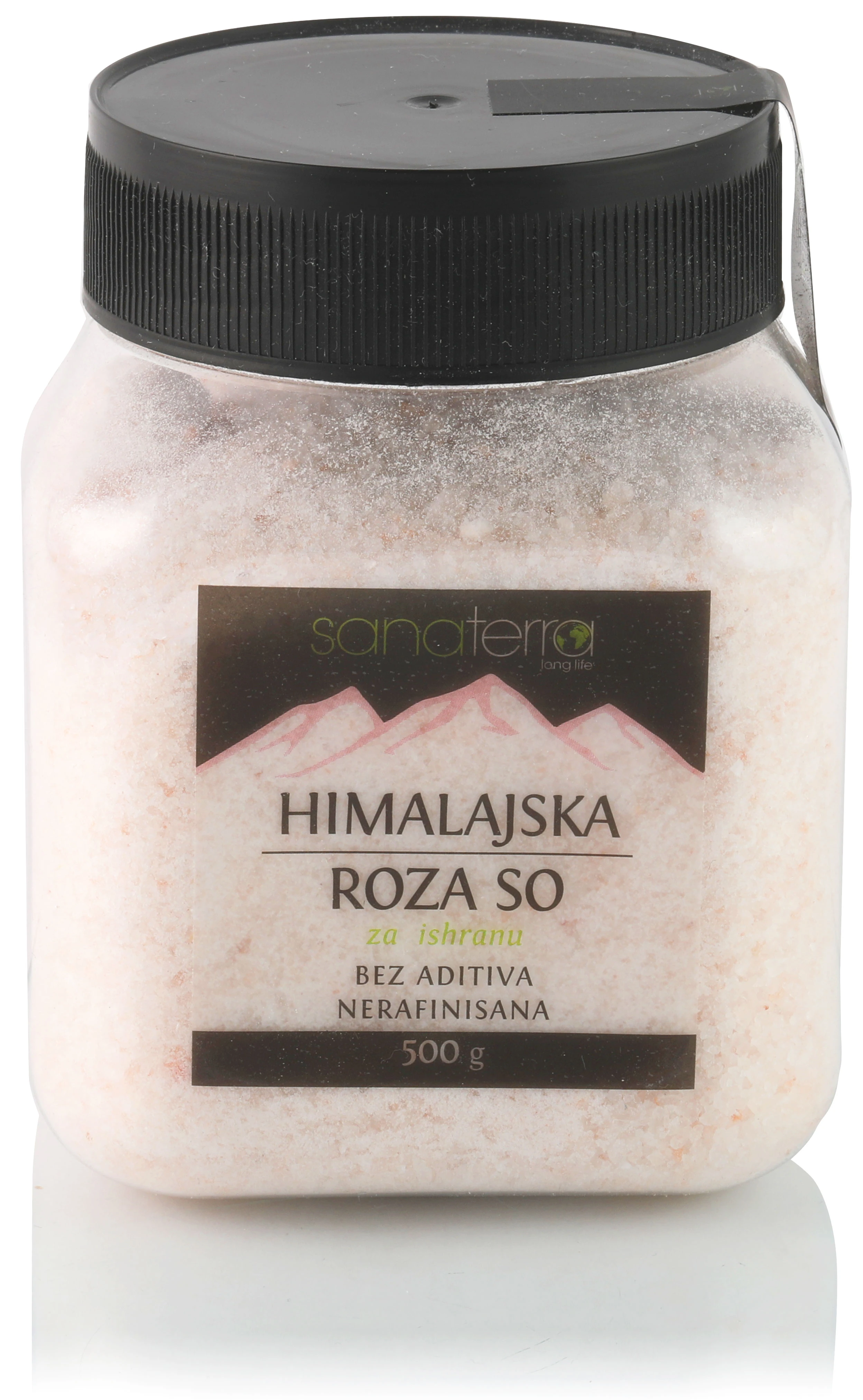 Himalajska mlevena nerafinisana jodirana roze so 500 g Sanaterra